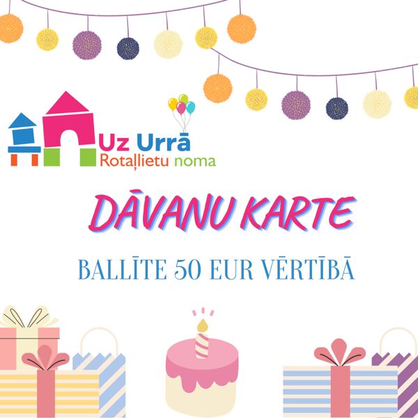 Dāvanu karte "Ballīte 50 eiro vērtībā"